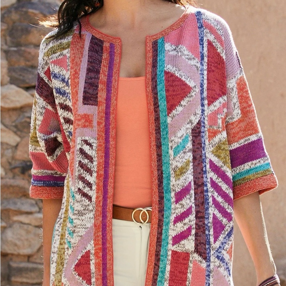 Peruvian Connection ~ Lillet Kimono Size XL 
NWT